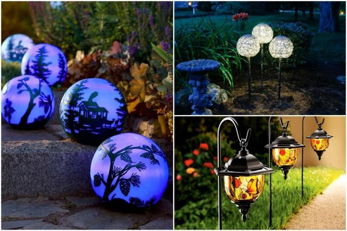 Оригинални и природосъобразни градински лампи