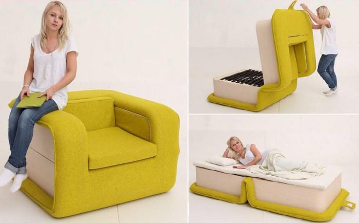 Кой би разпознал, че фотьойлът ви всъщност е легло?
