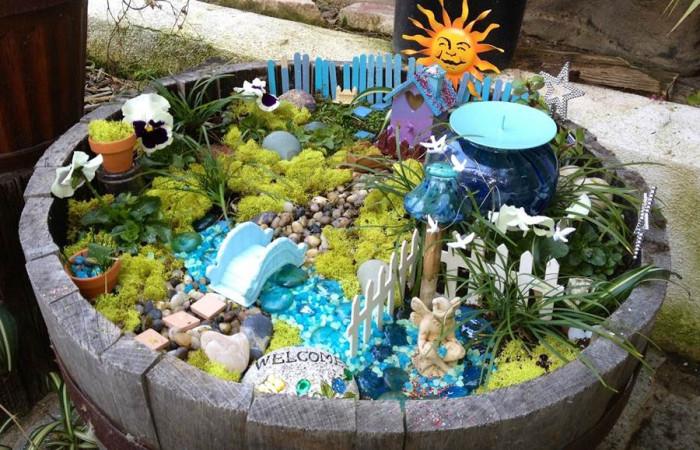 Лесна идея за изкуствено езерце в градина