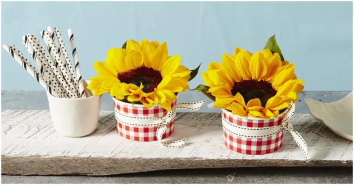 4 декорации със слънчогледи за красив и слънчев дом