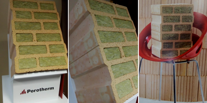 Керамичен блок Porotherm 38 W.i Plan с минерална вата
