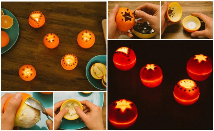 Създайте неповторима празнична обстановка с ароматни свещи от портокал