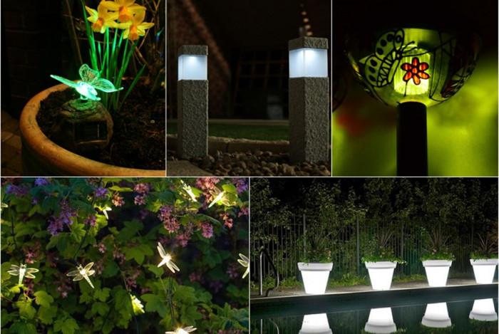 Великолепни идеи за градината - красиви и иновативни соларни лампи