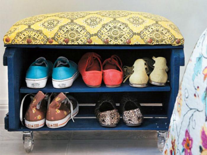 Шкафче за обувки от дървена щайга - Стъпка 6