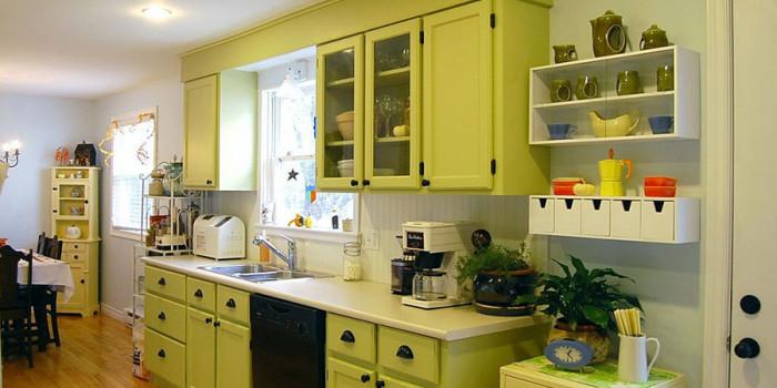 Свежият зелен фокус в кухнята - взет назаем от живота