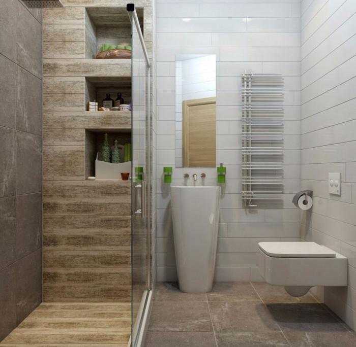 Използвайте умно архитектурните чудатости в банята