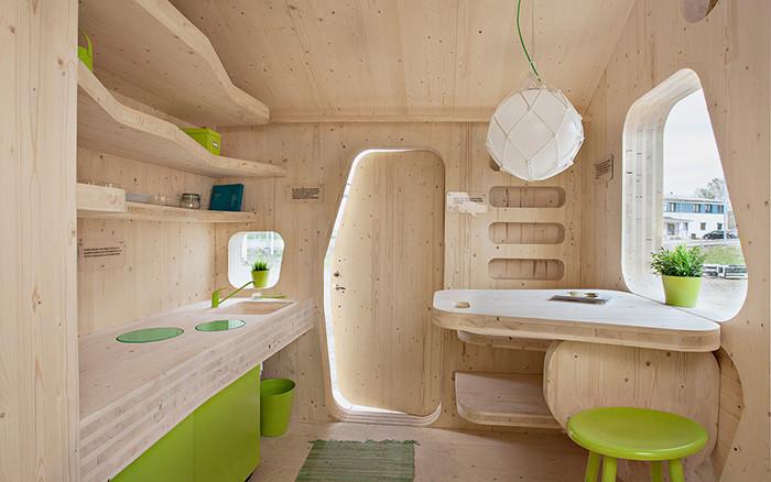 Компактни дървени къщи за студенти