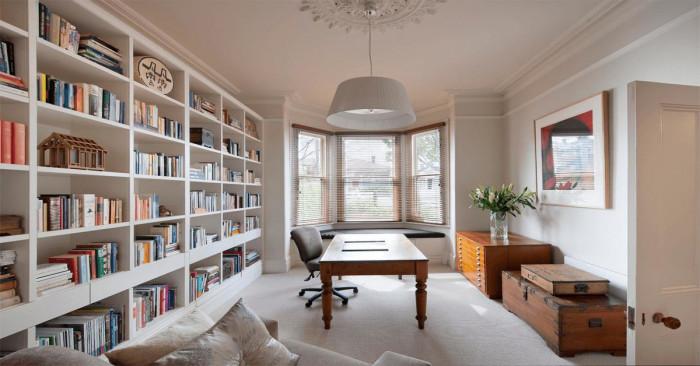 Впечатляващи домашни библиотеки подходящи за малки пространства