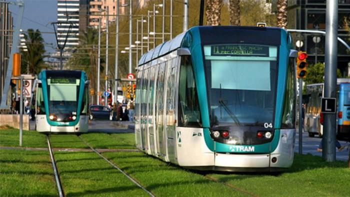 Зелени трамвайни релси в София