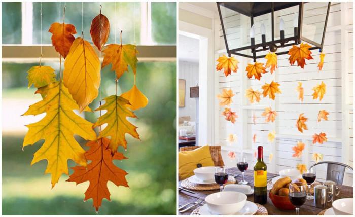 Пренесете красотата на сезона у дома с висящи есенни листа