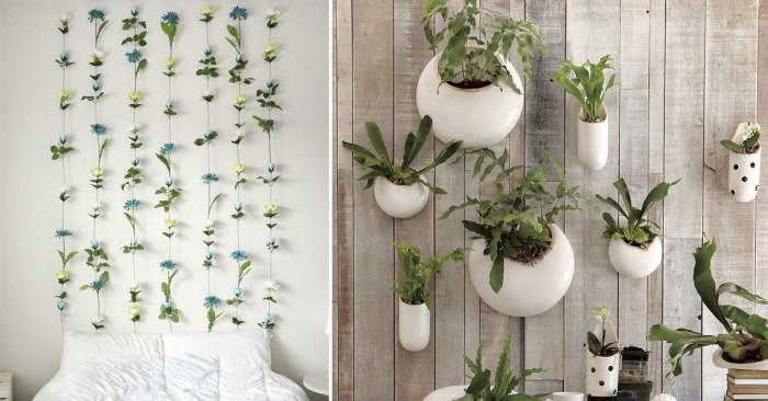 Как да си направите сами флорална украса за стена