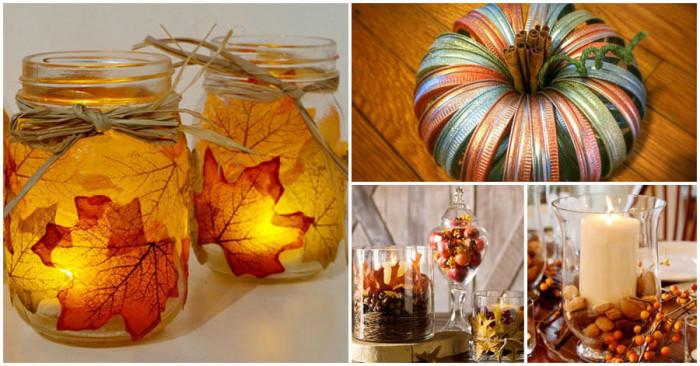 Направете си сами впечатляващи есенни декорации за дома