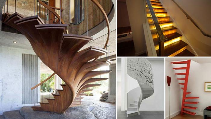 10 нестандартни вътрешни стълби с удивителен дизайн