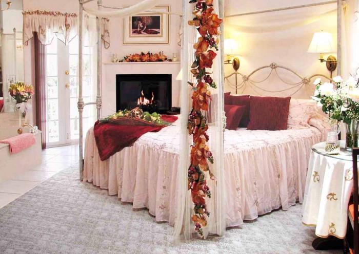 Как да постигнем романтичен интериор в спалнята