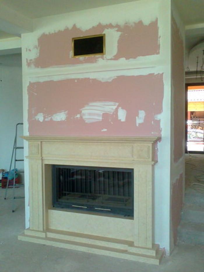 Горивна камера с водна риза и повдигащ механизъм.Облицовка от мрамор Джауо Египет.