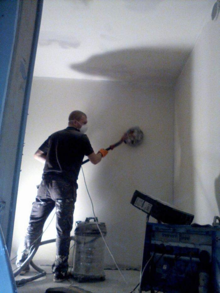 Машинно шкурене преди боя