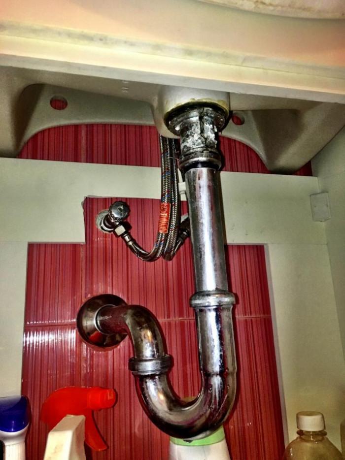 Смяна сифон мивка