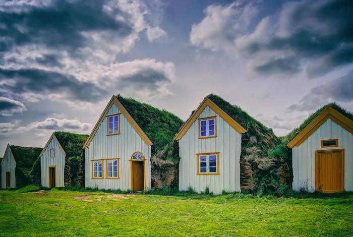 Исландски тревни къщи