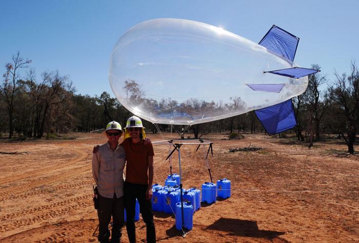 Автономен соларен балон, който доставя електричество в зони на бедствия