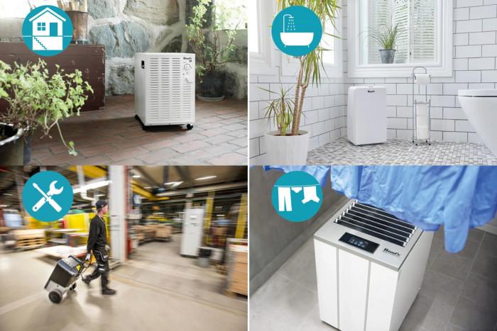 Влагоуловител за баня, мазе, гараж, ремонти и професионални среди