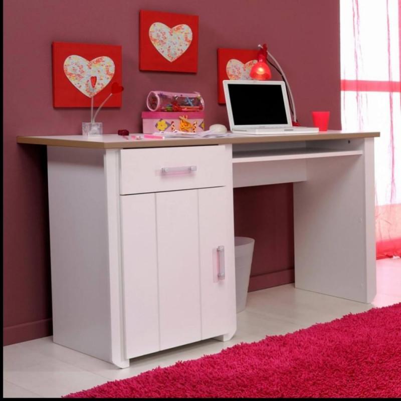 Детско бюро с допълнителни чекмедже и шкафче