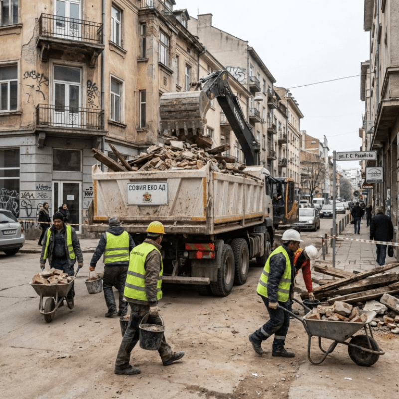 Извозване на боклук от обект