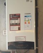 Монтаж на газов котел.