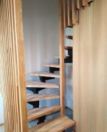 Дървена облицовк на стълби