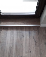 Полагане на ламинат и оформяне на прагче