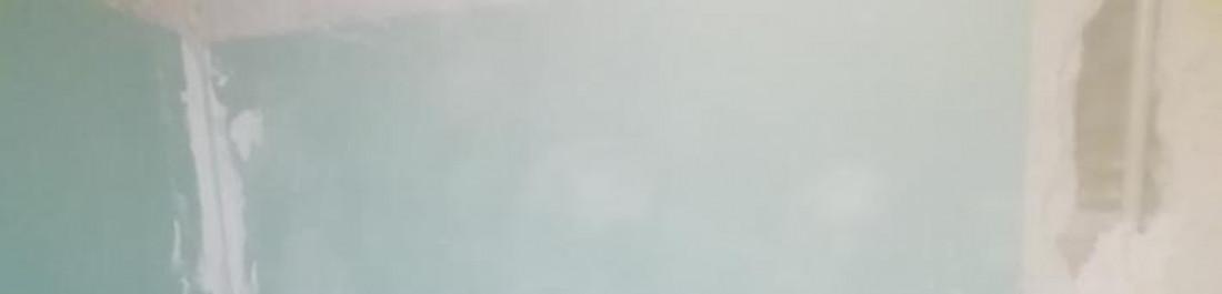 Монтаж на вграден душ и лепене на гипсокартон