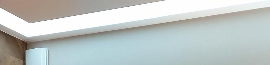 Реализация само на осветление и таван в банята