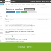 Floating Footer Forum