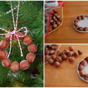 Приказна играчка за елха от лешници