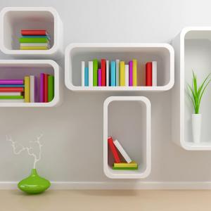 Поставянето на отворени рафтове - доказано успешно решение за компактен дом