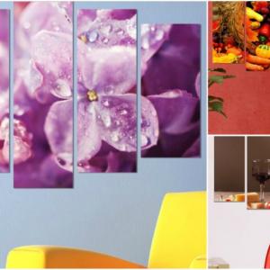 Декорирайте в лилаво с панел за стена!