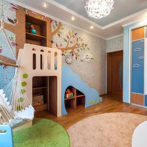 Прекрасна детска стая, вдъхновена от природата