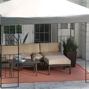 Шатрите за градина с метална основа са устойчиви и модерни