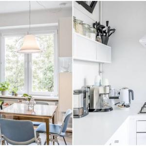 Спретната бяла кухничка