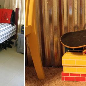 Поканете симпатичните бетонови блокчета и в детската стая