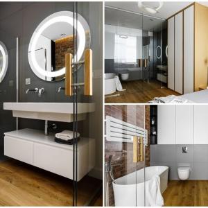 Стъклена преграда между банята и спалнята - защо не?