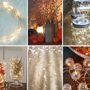 Малки коледни лампички вместо баналното електрическо осветление