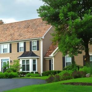 По холандски - покрив от естествено дърво