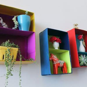 Ефектни етажерки от... кутии?