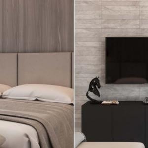 Елегантна спалня в допълваща стилистика