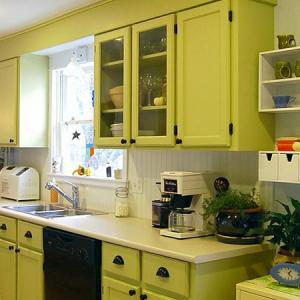 Свежият зелен фокус в кухнята - взет назаем от живота