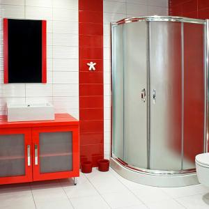 Червеното не бива да е изцяло доминиращо в банята