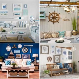 Морско кътче в дневната!