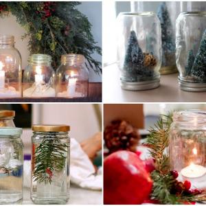 5 вълшебни начина да декорирате дома си за Коледа с... бурканчета