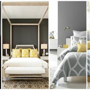 Преобразете спалнята чрез цвят, аксесоари, мебел