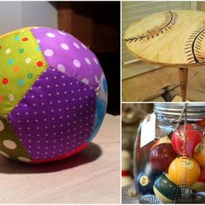 Образователен декор с текстилна футболна топка